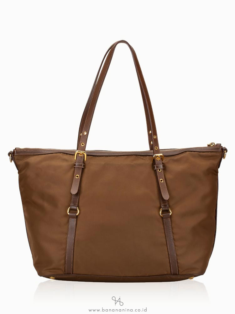PRADA BR4253 Tessuto Saffiano Tote Corinto