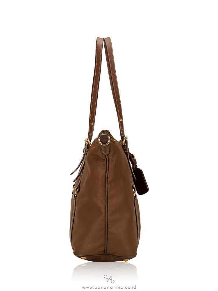 PRADA BR4253 Tessuto Saffiano Tote Corinto