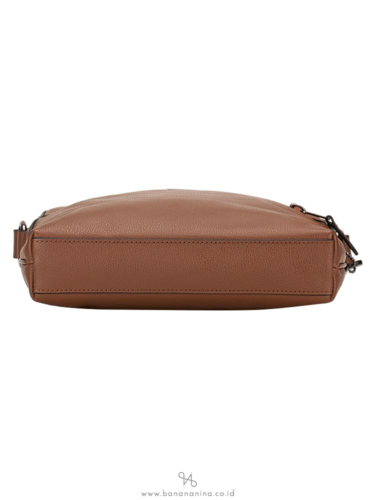 COACH Men 68014 Houston Leather Flight Bag Saddle