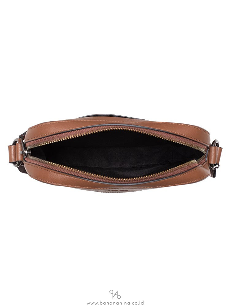 COACH Men 68014 Houston Leather Flight Bag Saddle