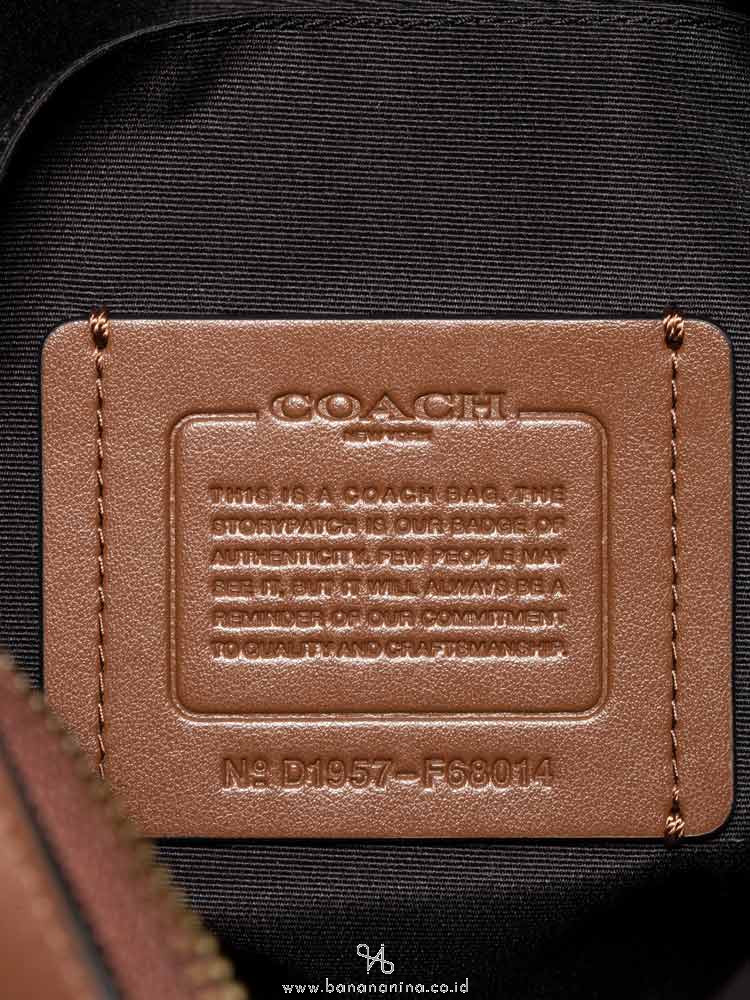 COACH Men 68014 Houston Leather Flight Bag Saddle