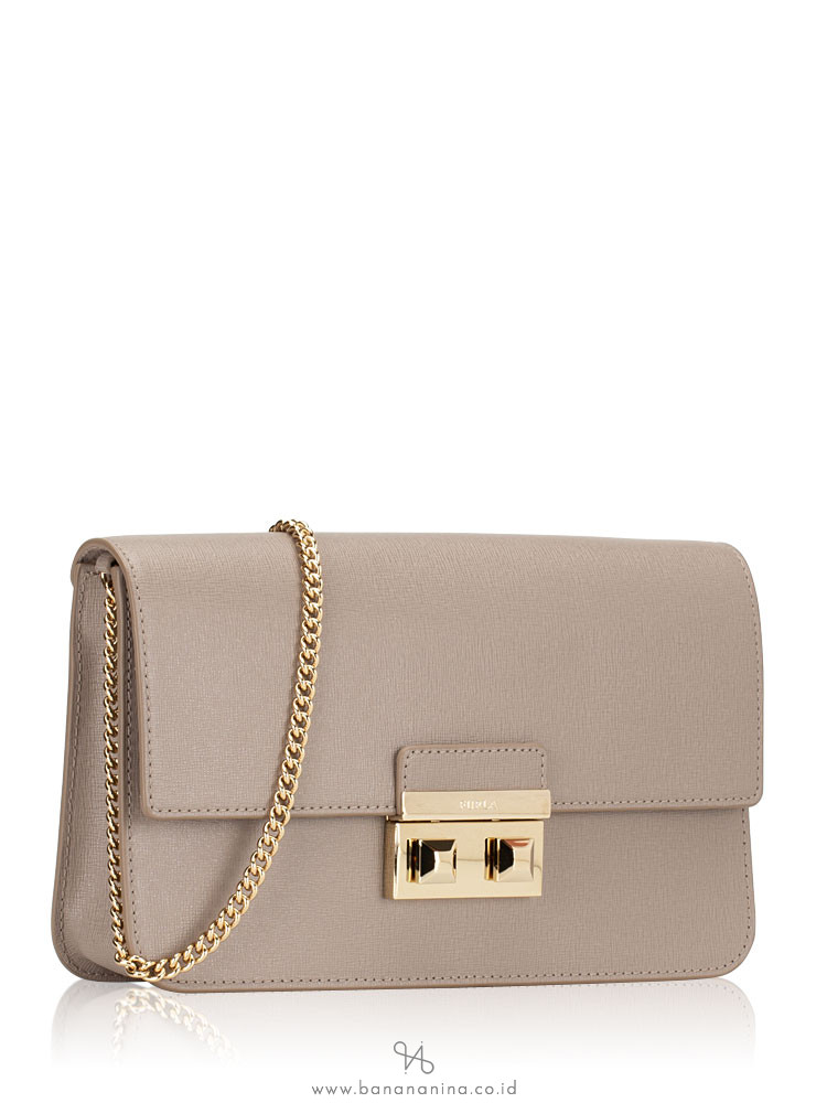 FURLA Bella Chain Pochette Sabbia