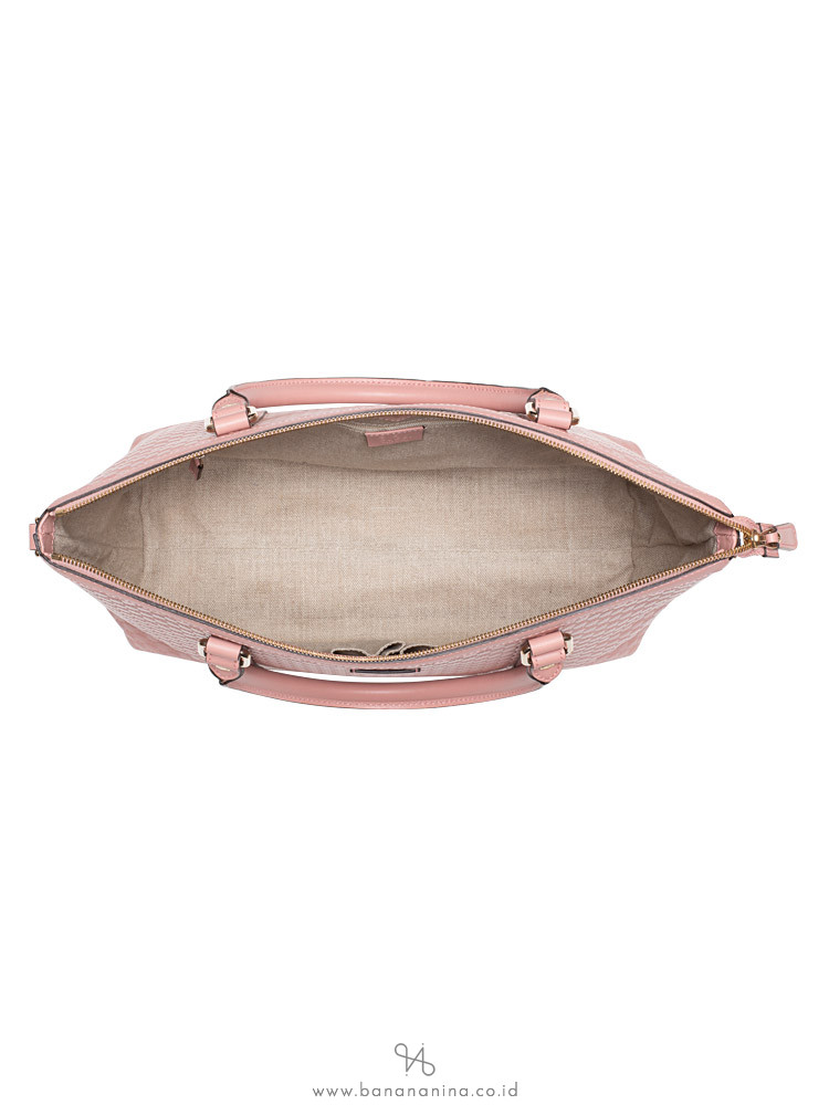 GUCCI Micro Guccissima Convertible Satchel Pink
