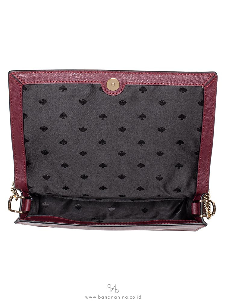 KATE SPADE Cameron Dusk Buds Ditsy Convertible Crossbody Black Multi