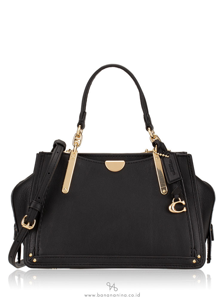 COACH 36407 Smooth Grain Leather Dreamer 21 Crossbody Black