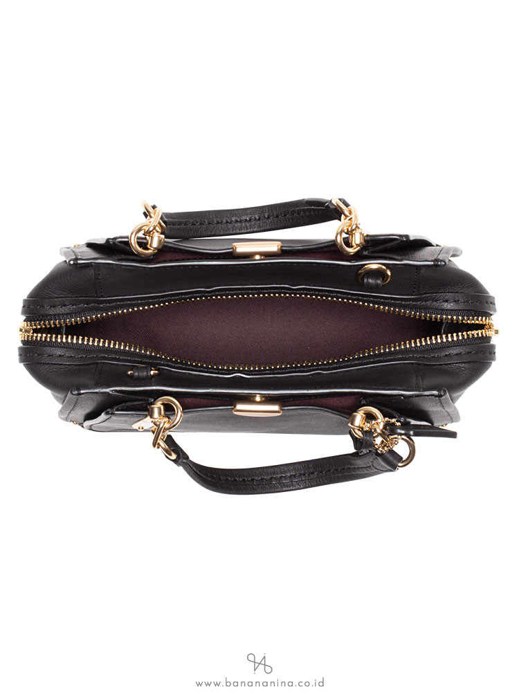 COACH 36407 Smooth Grain Leather Dreamer 21 Crossbody Black