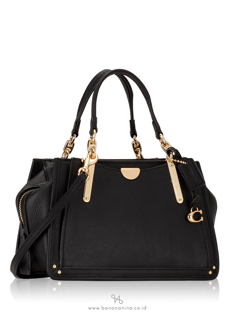 COACH 36407 Smooth Grain Leather Dreamer 21 Crossbody Black