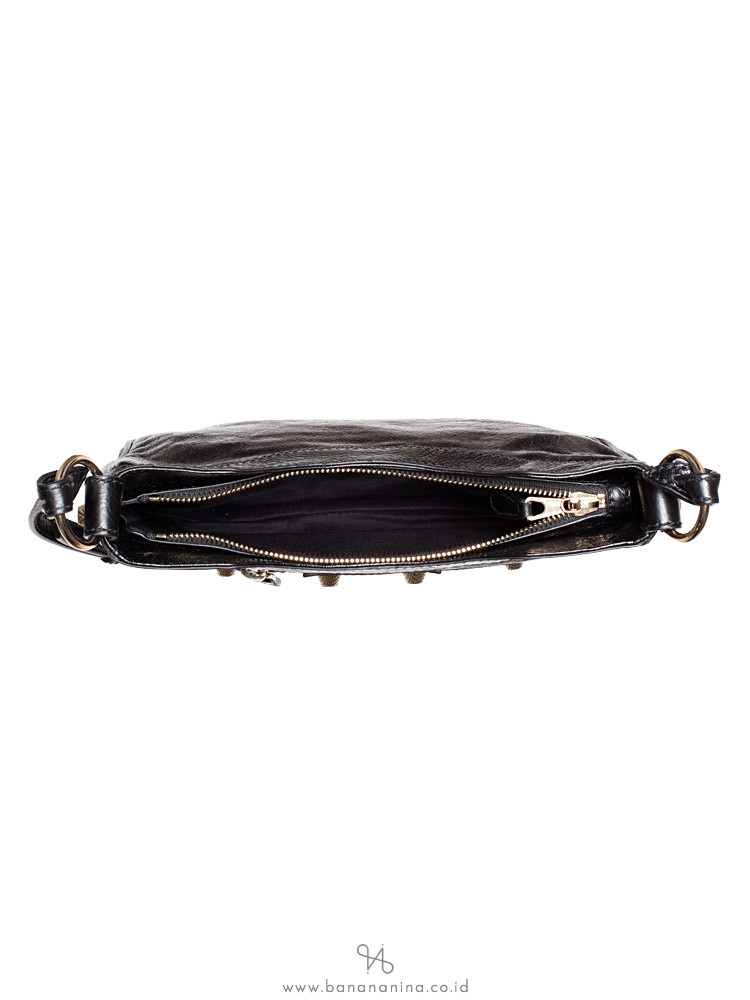 BALENCIAGA Giant 12 Gold Hip Crossbody Black