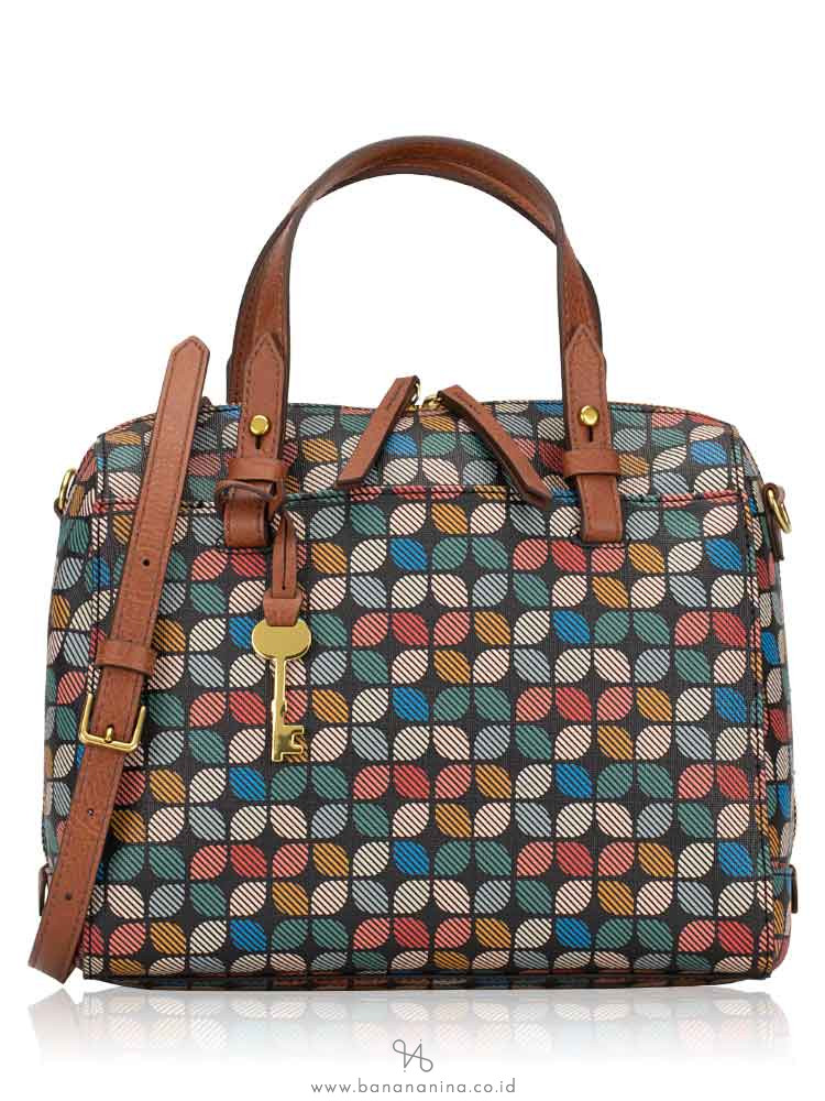 FOSSIL ZB7314016 Rachel Satchel Black Multi
