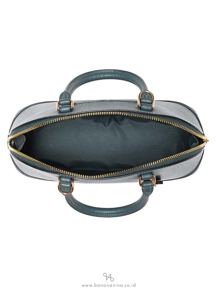 COACH 27591 Crossgrain Mini Sierra Satchel Evergreen