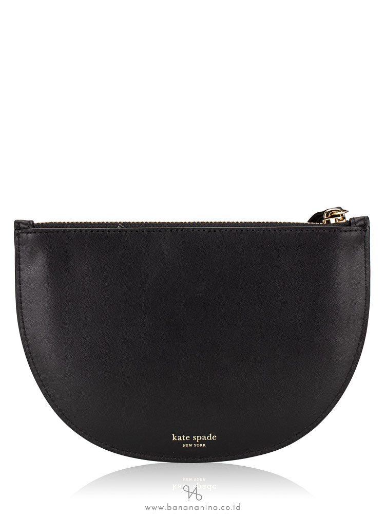 KATE SPADE Spademals Preeny Peacock Wristlet Black