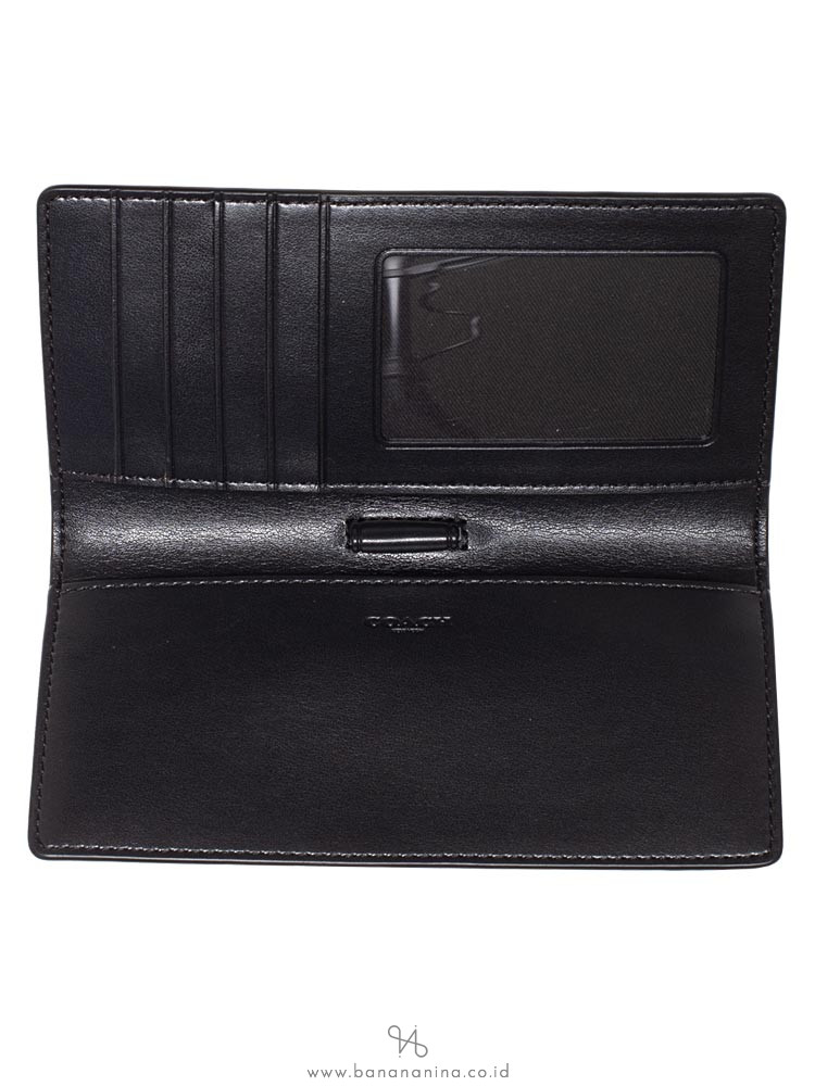 COACH 88026 Signature Bifold Wallet Brown Black