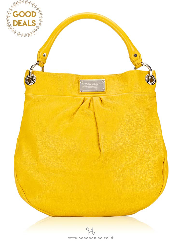 MARC JACOBS Classic Q Hillier Hobo Yellow