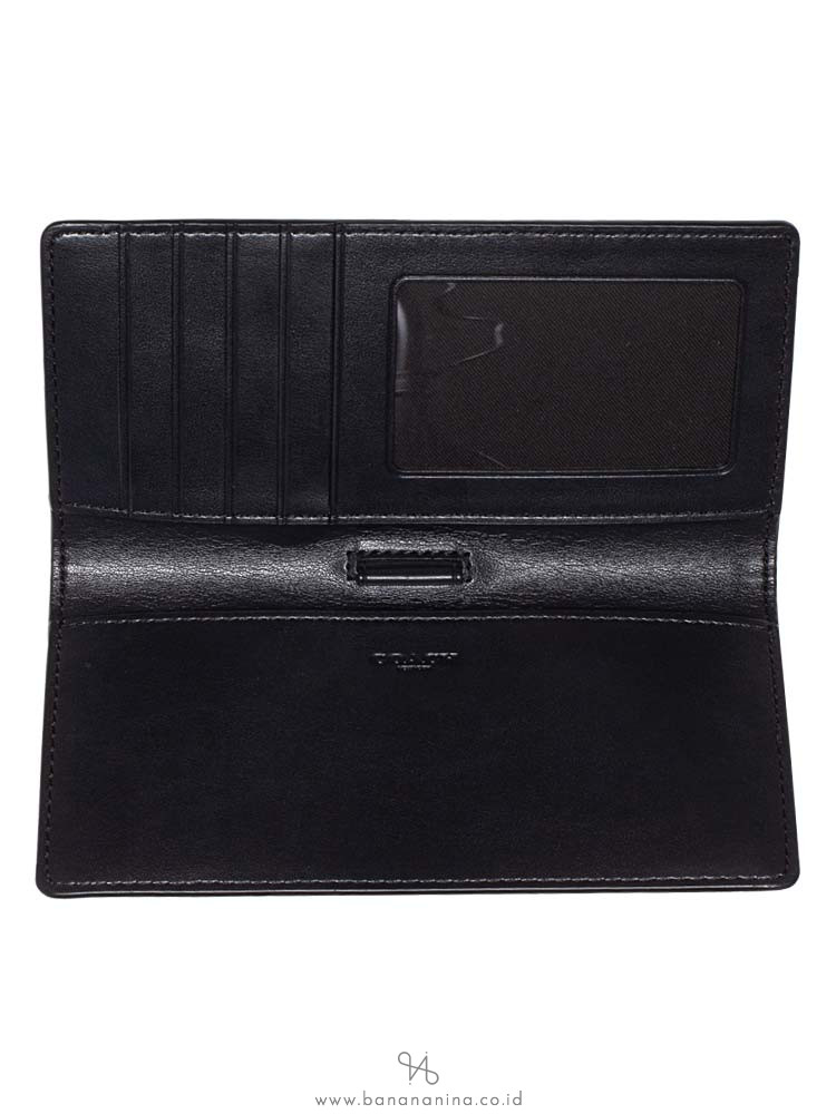 COACH 88026 Signature Bifold Wallet Black Smoke