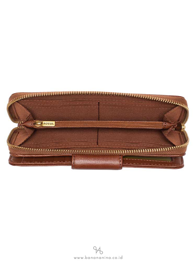 madison zip clutch fossil