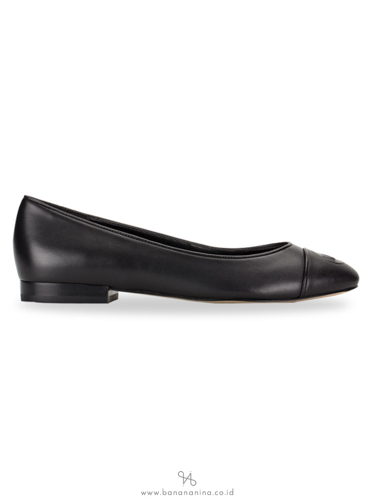 MICHAEL KORS Dylyn Leather Slip On Ballet Black Sz 6