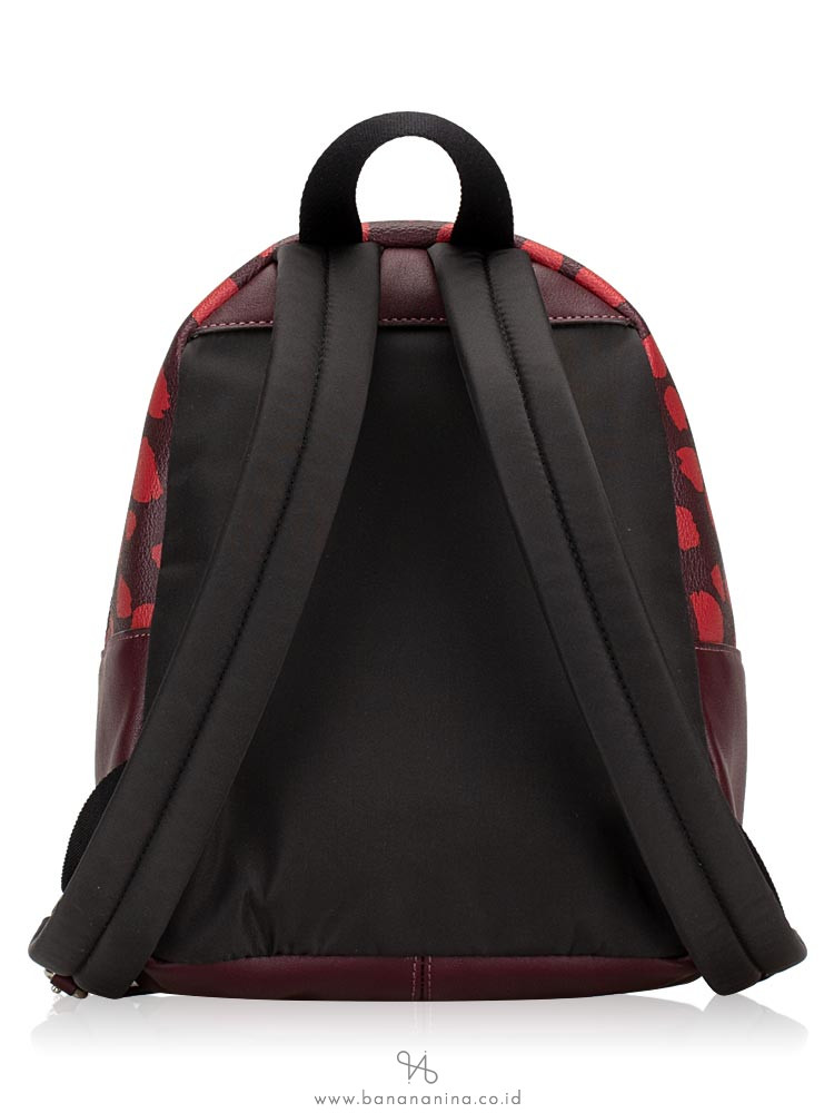 COACH 39030 Deer Spot Mini Charlie Backpack Raspberry