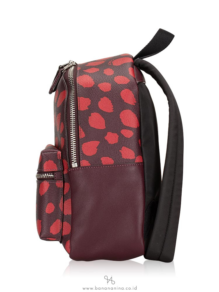 COACH 39030 Deer Spot Mini Charlie Backpack Raspberry