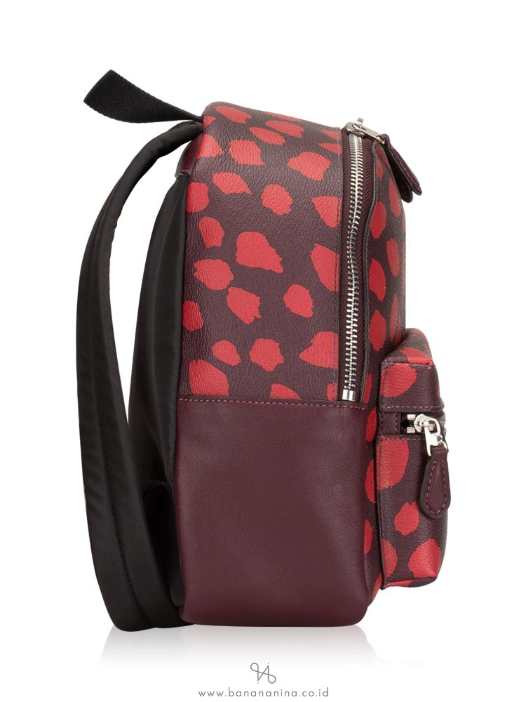 COACH 39030 Deer Spot Mini Charlie Backpack Raspberry