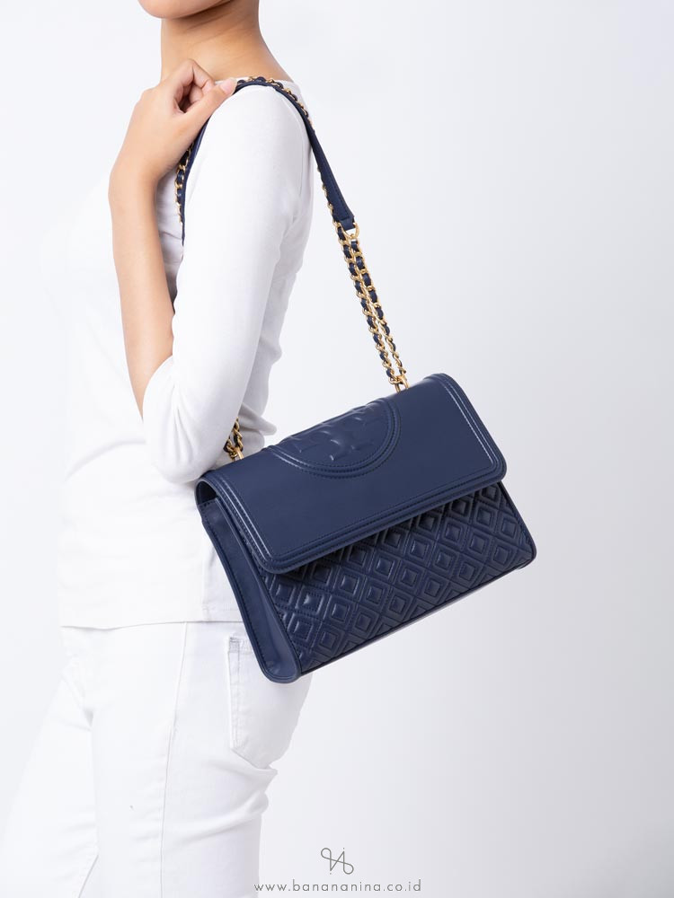 tory burch fleming navy
