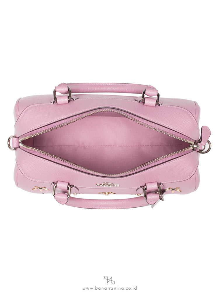 COACH 73172 Crossgrain Stud Mini Bennet Satchel Tulip