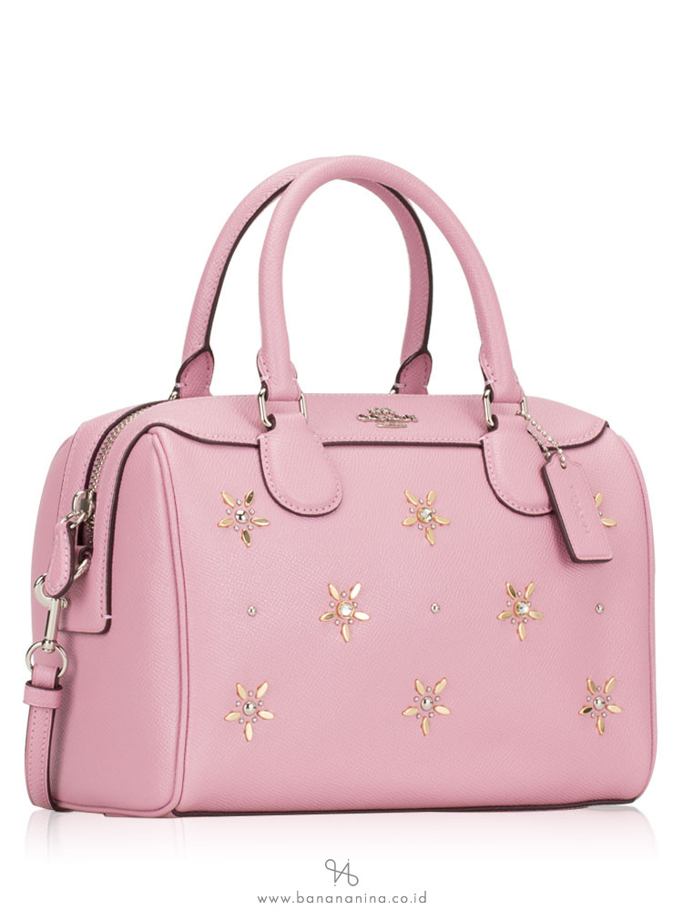COACH 73172 Crossgrain Stud Mini Bennet Satchel Tulip