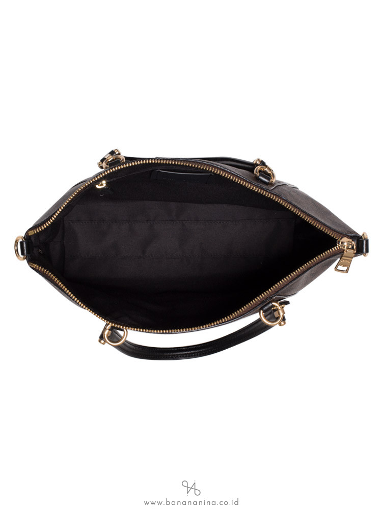 COACH 79998 Signature Prairie Satchel Brown Black