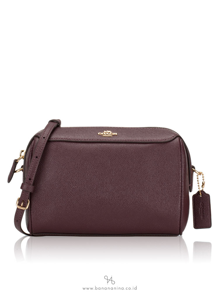 COACH 76629 Crossgrain Mini Bennett Crossbody Raspberry