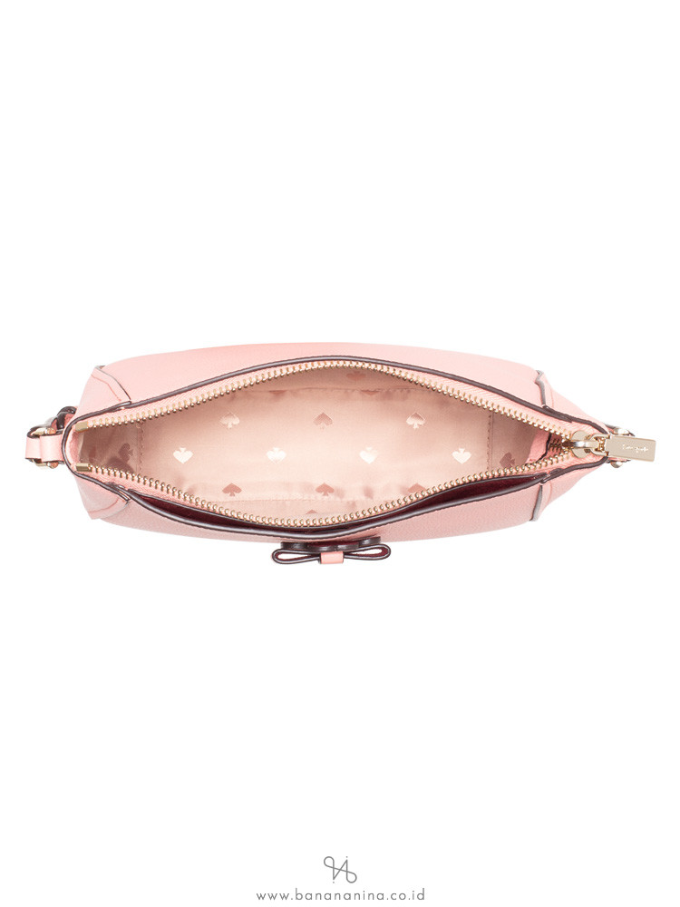 KATE SPADE Talia Leather Zip Crossbody Peach Rose