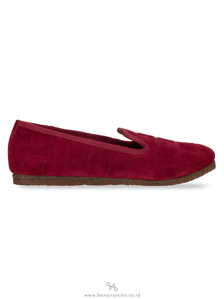TORY BURCH Quilted Suede Cowley Slipper Port Royal Sz 7