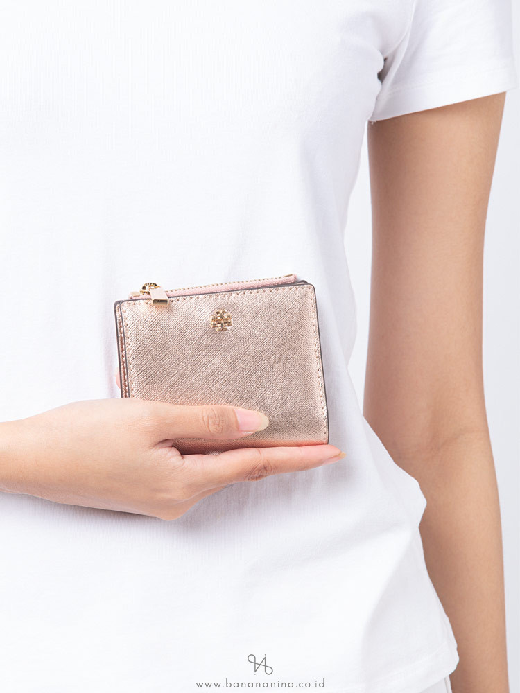 TORY BURCH Emerson Mini Wallet Light Rose Gold