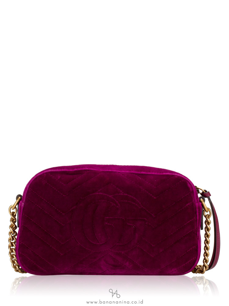 gucci velvet camera bag
