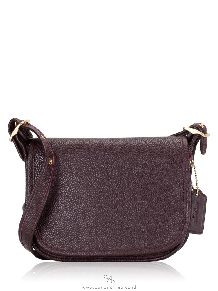 COACH 22811 Floral Gusset Patricia 18 Crossbody Oxblood Multi