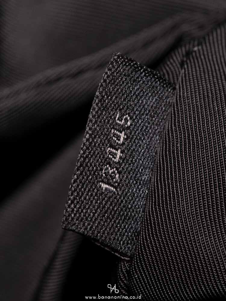 ALEXANDER WANG Alpha Woven Leather Bucket Bag Black