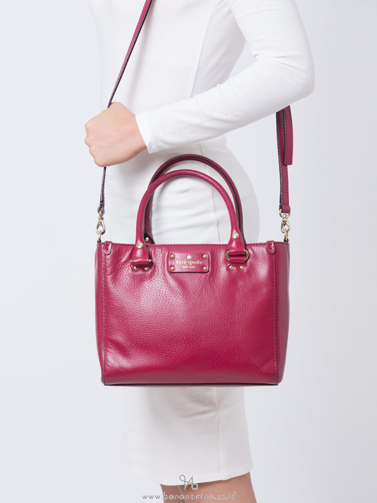 KATE SPADE Wellesley Small Quinn Red Plum