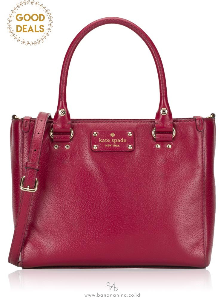 KATE SPADE Wellesley Small Quinn Red Plum