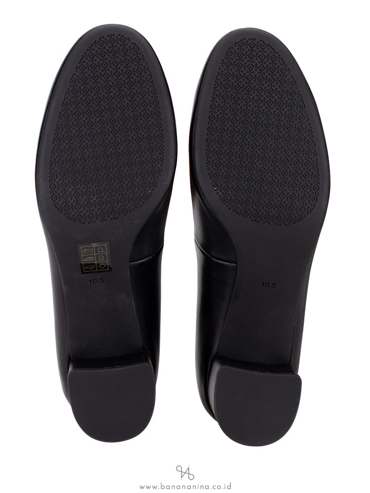 TORY BURCH Benton Leather Pump Black Sz 10.5