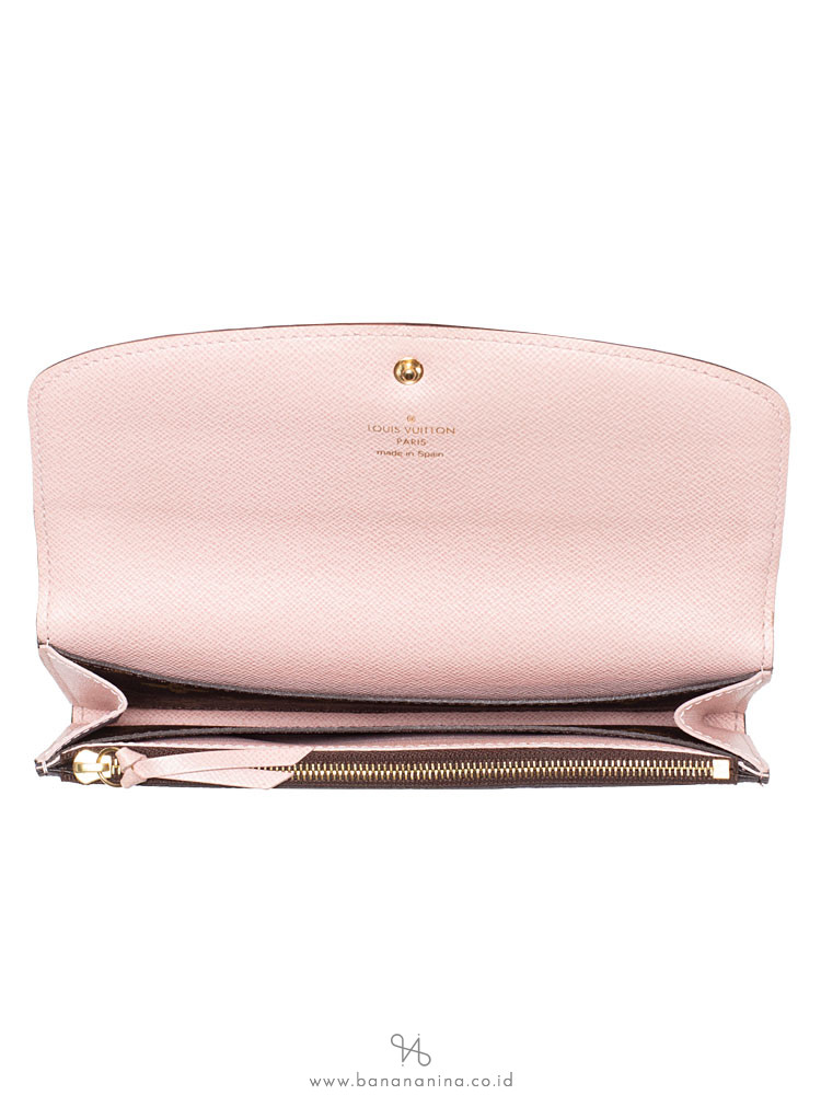 LOUIS VUITTON Monogram Emilie Rose Ballerine