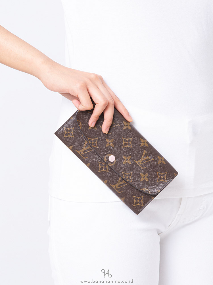 LOUIS VUITTON Monogram Emilie Rose Ballerine