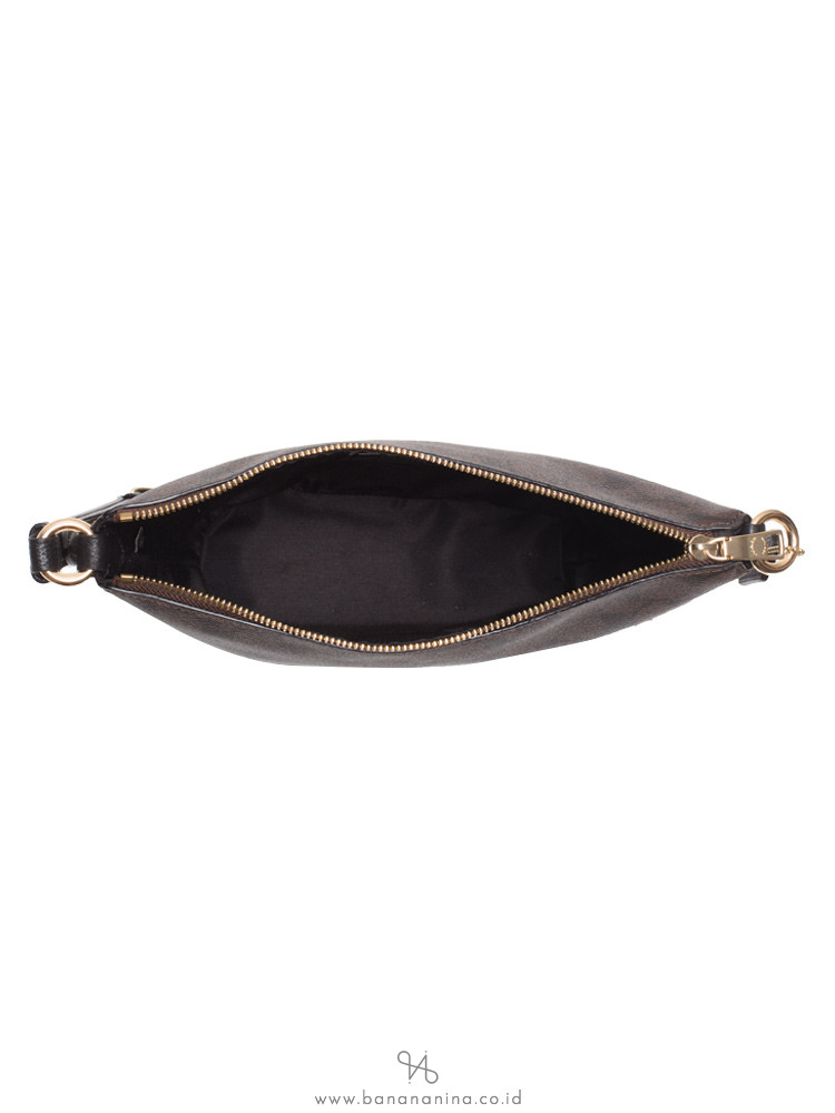 COACH 76669 Signature Small Paxton Duffle Brown Black