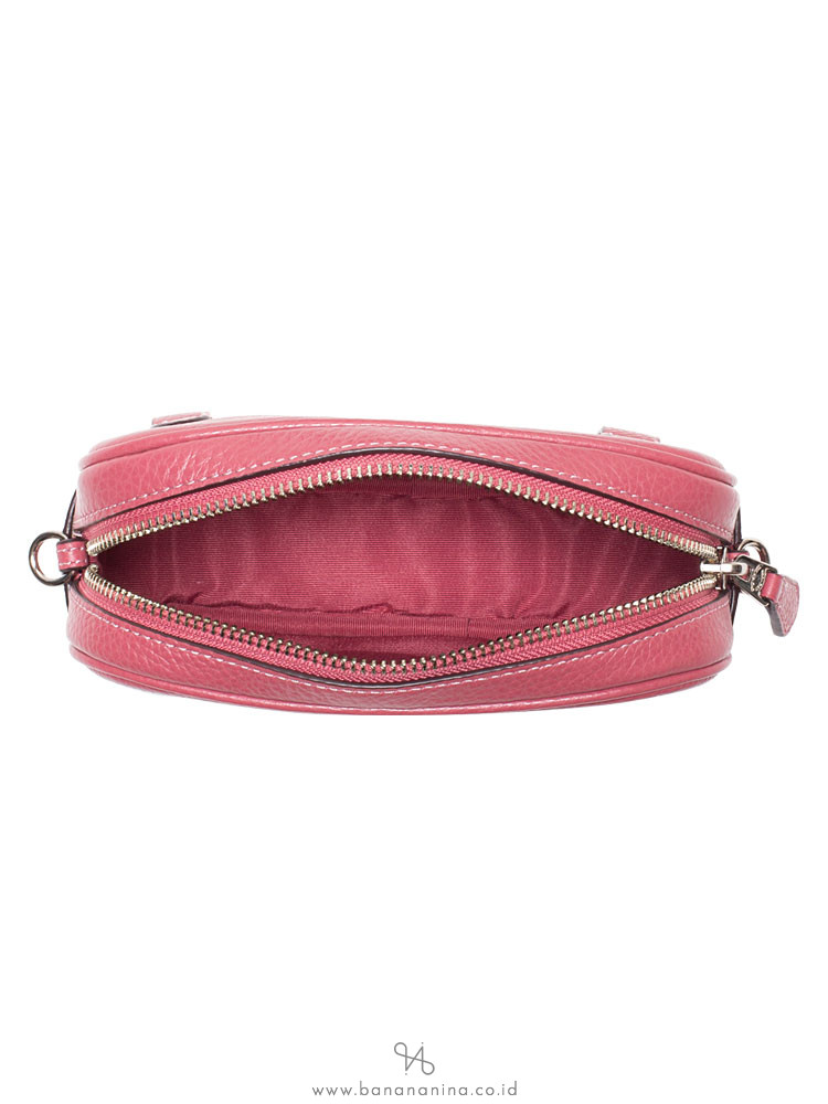 COACH F79212 Pebble Leather Jes Convertible Belt Bag Rouge