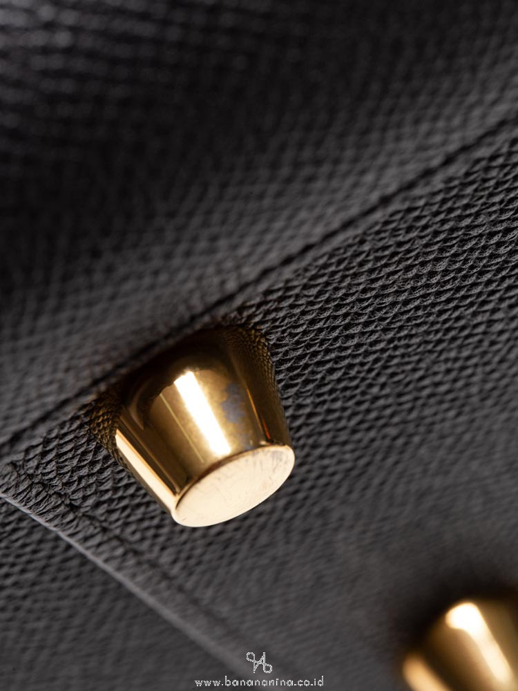 CELINE Grained Leather Mini Belt Bag Black