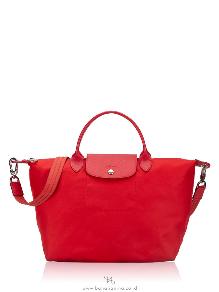 LONGCHAMP Le Pliage Neo Medium SH Opera Red