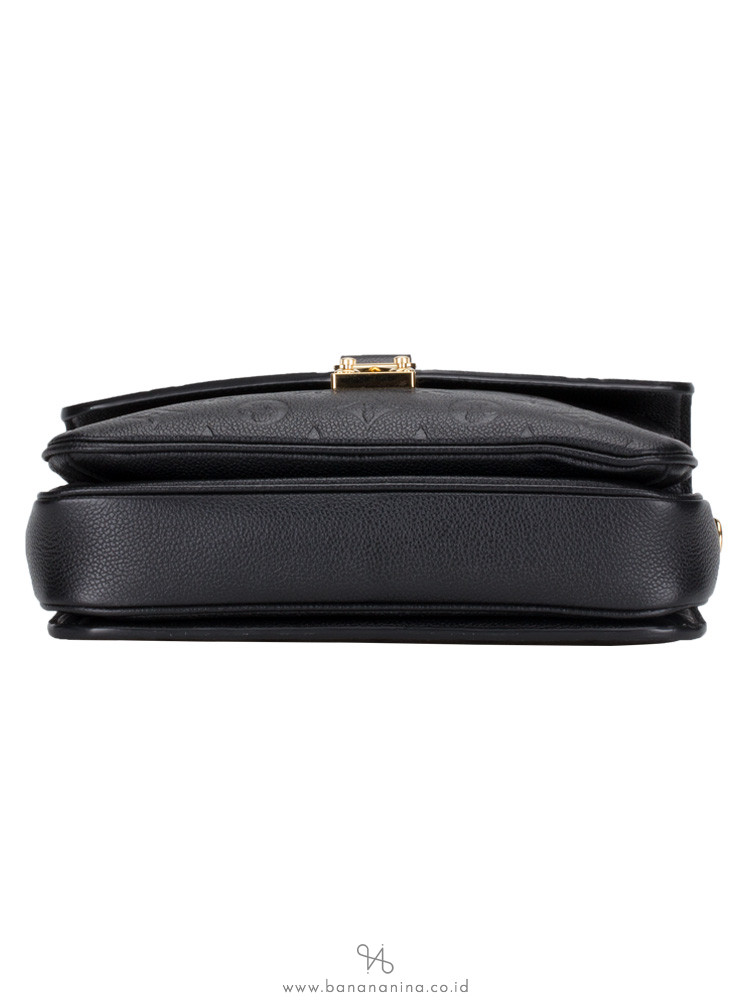 LOUIS VUITTON Monogram Empreinte Pochette Metis Noir