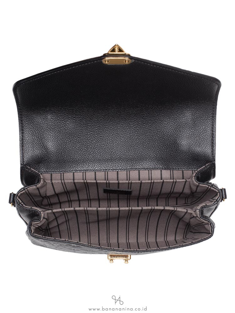 LOUIS VUITTON Monogram Empreinte Pochette Metis Noir