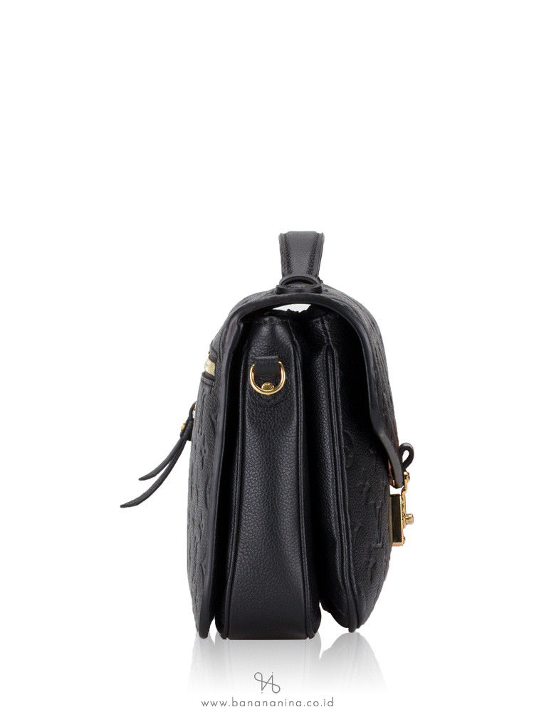 LOUIS VUITTON Monogram Empreinte Pochette Metis Noir