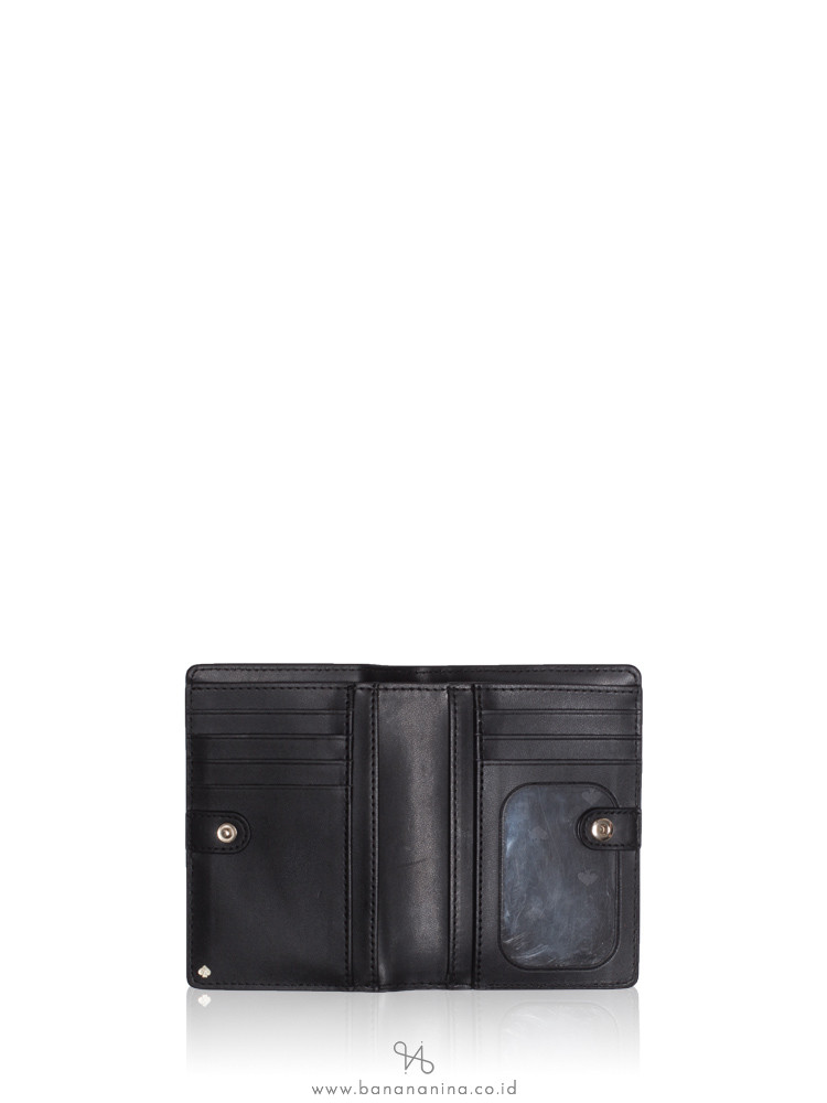 KATE SPADE Jeanne Medium Slim Bifold Wallet Black