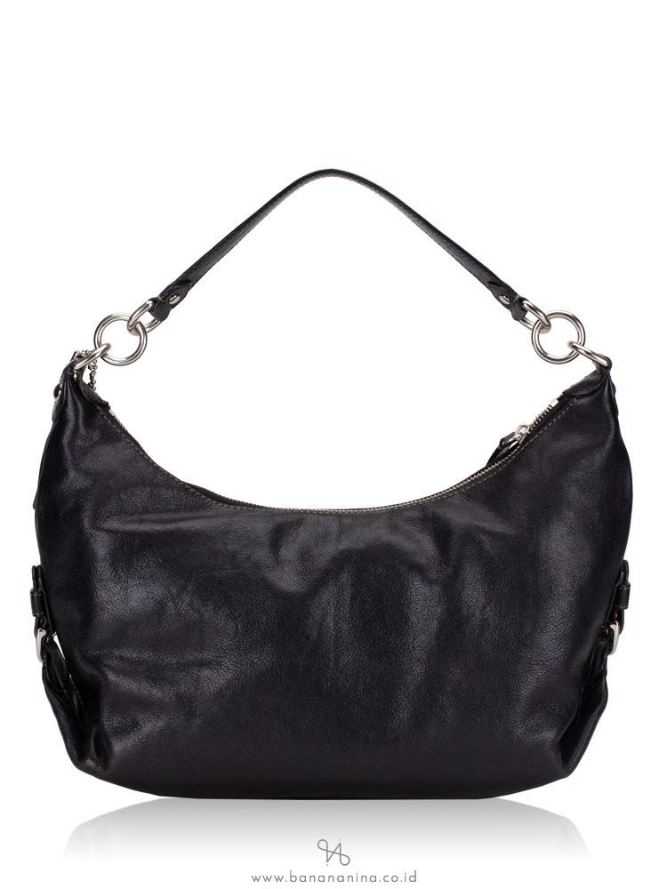 COACH 14304 Madison Hailey Leather Bag Black