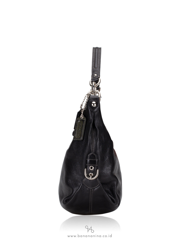 COACH 14304 Madison Hailey Leather Bag Black