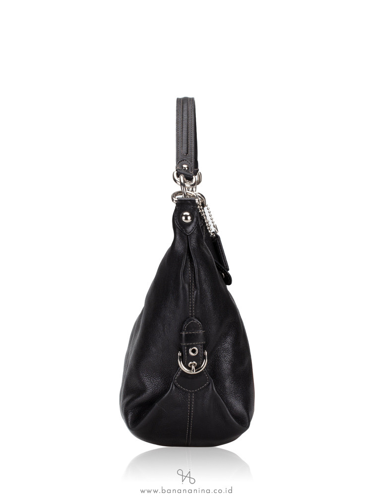 COACH 14304 Madison Hailey Leather Bag Black